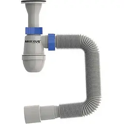 Сифон MIXXUS для умивальника з литим випуском SU-09-A 1 1/4"x32