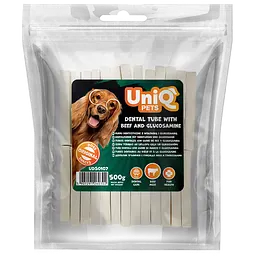 Ласощі для собак UniQ PETS Палички для зубів з яловичиною та глюкозаміном, 500 г - мініатюра 4