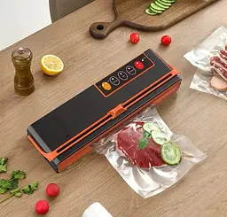 Вакуумний пакувальник 150Вт / Вакууматор продуктів / Побутовий вакуумний пакувальник SX-168 - мініатюра 2