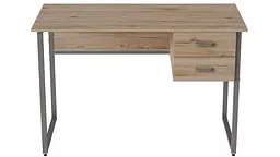 Комп'ютерний стіл Ferrum-decor Таккота 75x140x70 сірий ДСП Дуб Артізан 16мм (FRD-102351) - мініатюра 5