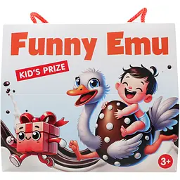 Набір цукерок Shokoladno Funny Emu та іграшка в подарунок 100 г  - мініатюра 2