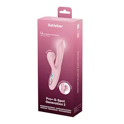 Вакуумний вібратор-кролик Satisfyer Pro+ G-Spot Generation 2 Pink - мініатюра 7