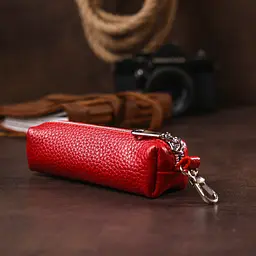 Жіноча шкіряна ключниця SHVIGEL 13х4х3,5 см acs0025831 - мініатюра 8