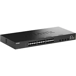 Комутатор D-Link DGS-1530-28S 24-Port SFP L2+/L3 Lite Smart Managed (DGS-1530-28S/E)