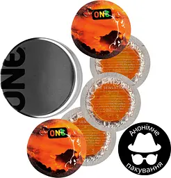 Презервативи One Trip To Cloud Nine Color Sensations помаранчеві 5 шт. в кейсі (ROZ6501052005) - мініатюра 2