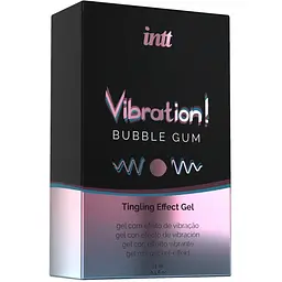 Рідкий вібратор Intt Vibration Bubble Gum (15 мл) - мініатюра 3