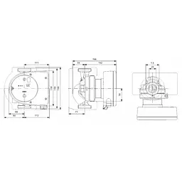 Циркуляційний насос Grundfos Magna1 25-100 180 (99221214) - мініатюра 2