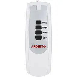 Вентилятор Ardesto підлоговий 40 см 45 Вт з пультом д/у білий (FN-R1608RW) - мініатюра 4