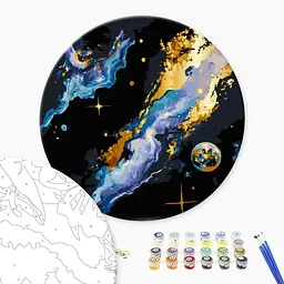 Картина за номерами Космос Brushme RCB00118M shop (9995482444026) - мініатюра 2
