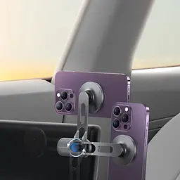 Магнітний MagSafe автотримач Baseus Designed For Tesla Car (C40151300S11) - мініатюра 3
