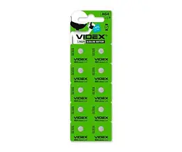 Батарейки AG4/LR626, Videx Excellent!, 10 шт, Blister