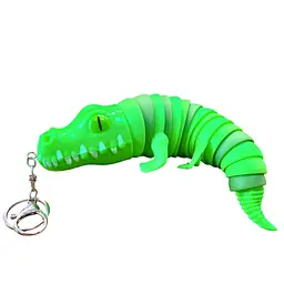 Брелок Крокодил із сегментами тіла Crocodile with body segments 20 см