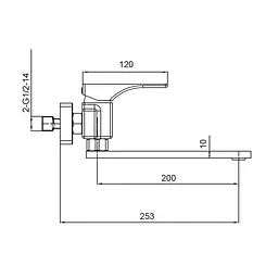 Змішувач для кухні Koer KB-73010-01 (KR3490) - мініатюра 2