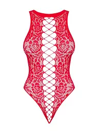 Боді Obsessive B120 S/M/L червоний - мініатюра 6