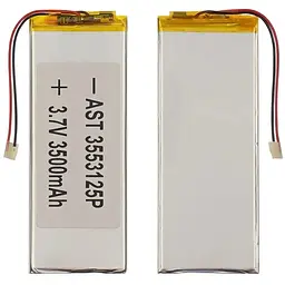 Акумулятор 3553125P універсальний з контролером, 3 х 47 х 126 мм (3500 mAh)/ для планшета