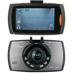 Відеореєстратор автомобільний DVR HD 129 Black-Gray (av032) - мініатюра 2