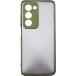 Чохол до мобільного телефона Dengos Oppo A5 4G Case Matte + Glass (Olive Green) (DG-KM-158) - мініатюра 2