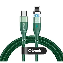 Кабель магнітний зі швидкою зарядкою 14 Contact 3 A, Type C - Lightining, 1 м Elough hoz0012445