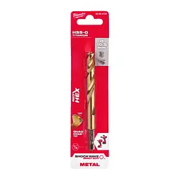 Свердло по металу RedHEX SHOCKWAVE HSS-TiN MILWAUKEE, діаметр 10,5х122х78мм