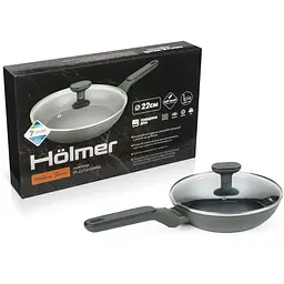 Сковорода Holmer з кришкою 22 см (FP-22722-SGMGL Modern) - мініатюра 7