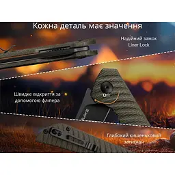 Ніж складаний Ruike P122-MB - мініатюра 17