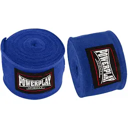 Бинти для боксу PowerPlay 3046 4.5 м Blue - мініатюра 2