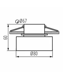Точковий світильник Kanlux 29232 Govik GX5.3/GU10 1x10W IP20 - мініатюра 2