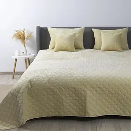 Покривало ТЕП Velour бежеве ромб прямий 180 x 240 см (4-00516_21692) - мініатюра 4