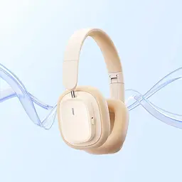 Навушники Baseus Bowie H1i Noise-Cancellation Wireless Headphones Stellar A00050402223-00 Beige - мініатюра 6