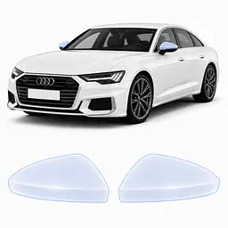 Антигравійна захисна бронеплівка за лекалами для Audi A6 C9 2025- дзеркала