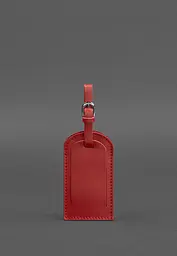 Шкіряна бірка для багажу 2.0 Червона