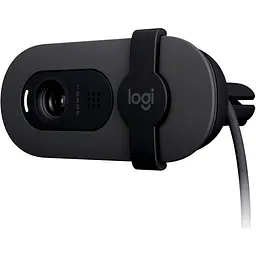 Веб-камера Logitech BRIO 100 Graphite (960-001585) [96682] - мініатюра 3