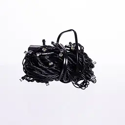 Новорічна кімнатна гірлянда нитка GarlandoPro 6 м 50 LED чорний дріт Жовтий W50LED6MBY - мініатюра 3