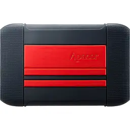 Зовнішній жорсткий диск Apacer AC633 1TB Power Red X Tough Black [AP1TBAC633R-1] [114461] - мініатюра 3