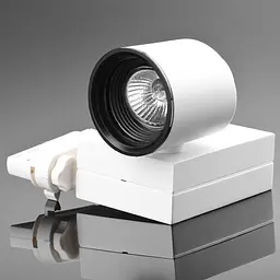 Світильник трековий поворотний під лампу KW-3/50W GU10 WH Brille L105-007 - мініатюра 4