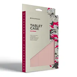 Чохол-книжка на планшет Samsung Galaxy Tab A9 (SM-X110/X115)/A11 (SM-X133/X135), Flex Case, pink, протиударний, обкладинка з трискладовою підставкою та авто. пробудженням для планшета 8.7 , шкіряний, на магніті, ArmorStandart (ARM84441) - мініатюра 3