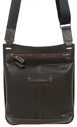 Чоловіча сумка Mykhail Ikhtyar 24х26х3 см Коричневий (45041 New brown) - мініатюра 2