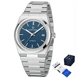 Наручний годинник чоловічий PD-1753 Silver-Blue Pagani Design acs0031191