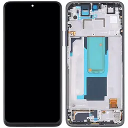 Дисплей Xiaomi Redmi Note 11 Pro+ 5G чорний, Amoled, оригінал PRC, із рамкою зеленого кольору, Forest Green