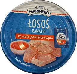 Лосось Marinero шматочки в томатному соусі 150 г (5902335332250)