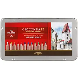 Олівці Koh-i-Noor Gioconda 8827 пастельні 12 кольорів (8827012005PL) - мініатюра 2