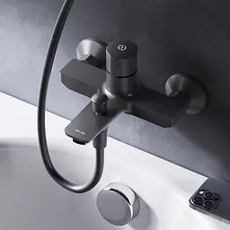 Змішувач для ванни Am.Pm X-Joy TouchReel black F85A10522 Чорний матовий - мініатюра 2