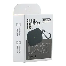 Футляр із карабіном Fashion Silicone Case Airpods 3 Black (35264_3345614) - мініатюра 2