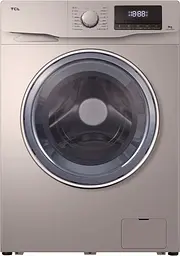Пральна машина TCL з фронтальним завантаженням FF0814SD0, 8кг, 1400 об/хв, A+++, інверторний двигун, 52 см, дисплей, сірий (FF0814SD0)