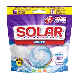 Капсули для прання Solar Household White Для білих речей 10 шт. (4820269930445)