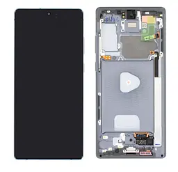 Дисплей (LCD) Samsung GH82-23495A N980/ N981 Galaxy Note 20 із сенсором AURA GRAY сервісний +рамка