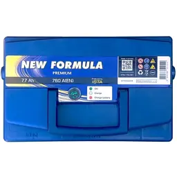 Акумулятор автомобільний NEW FORMULA PREMIUM 77Ah Ев (-/+) (760EN) (5772304209) - мініатюра 3