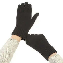 Рукавички для сенсорних екранів з плетінням ArmorStandart Rope Black (ARM59875) - мініатюра 5