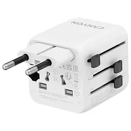 Перехідник Canyon Travel Adapter OnTour One EU/UK/US/AUS White (CNS-TA1005W) - мініатюра 5