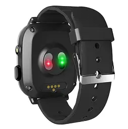 Розумний годинник телефон для дітей Lemfo M62 з GPS геолокацією, SIM-картою, пульсометром, датчким зняття з руки та кнопкою SOS До 4 днів роботи Чорний - мініатюра 2